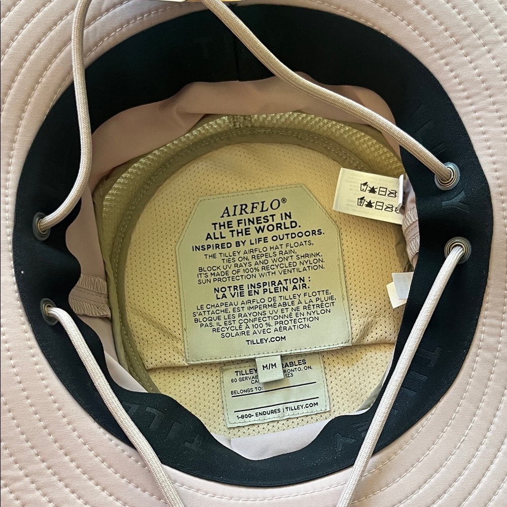 Tilley Women's Soft Mauve Airflo Sun Hat - Picture 2 of 6